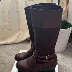Brown Knee-High Women's Boots